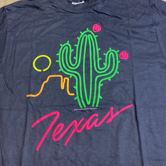 Vintage Texas Shirt Size L 80s - Picture 2 of 8